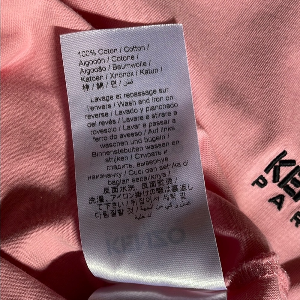 Kenzo Paris Pink Women's Flower Emblem T-Shirt - Picture 8 of 10